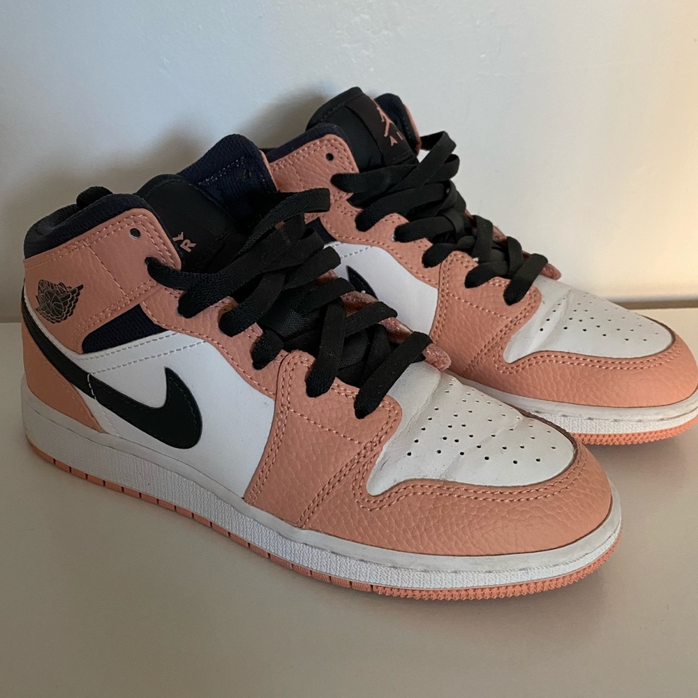 AIR JORDAN 1 MID GS PINK QUARTZ
